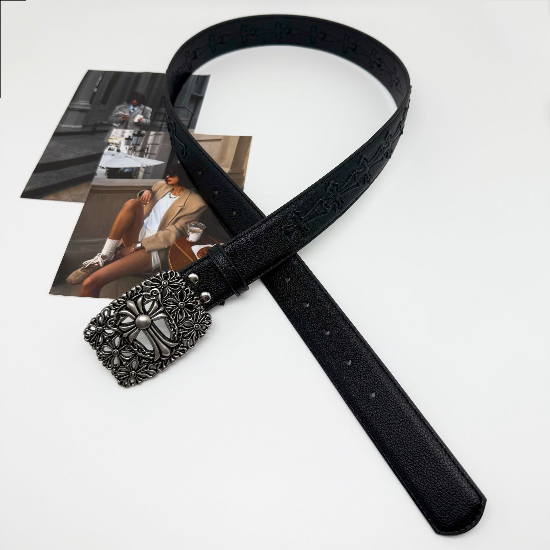 Chrome Hearts Cross Color Retro Vintage Belt