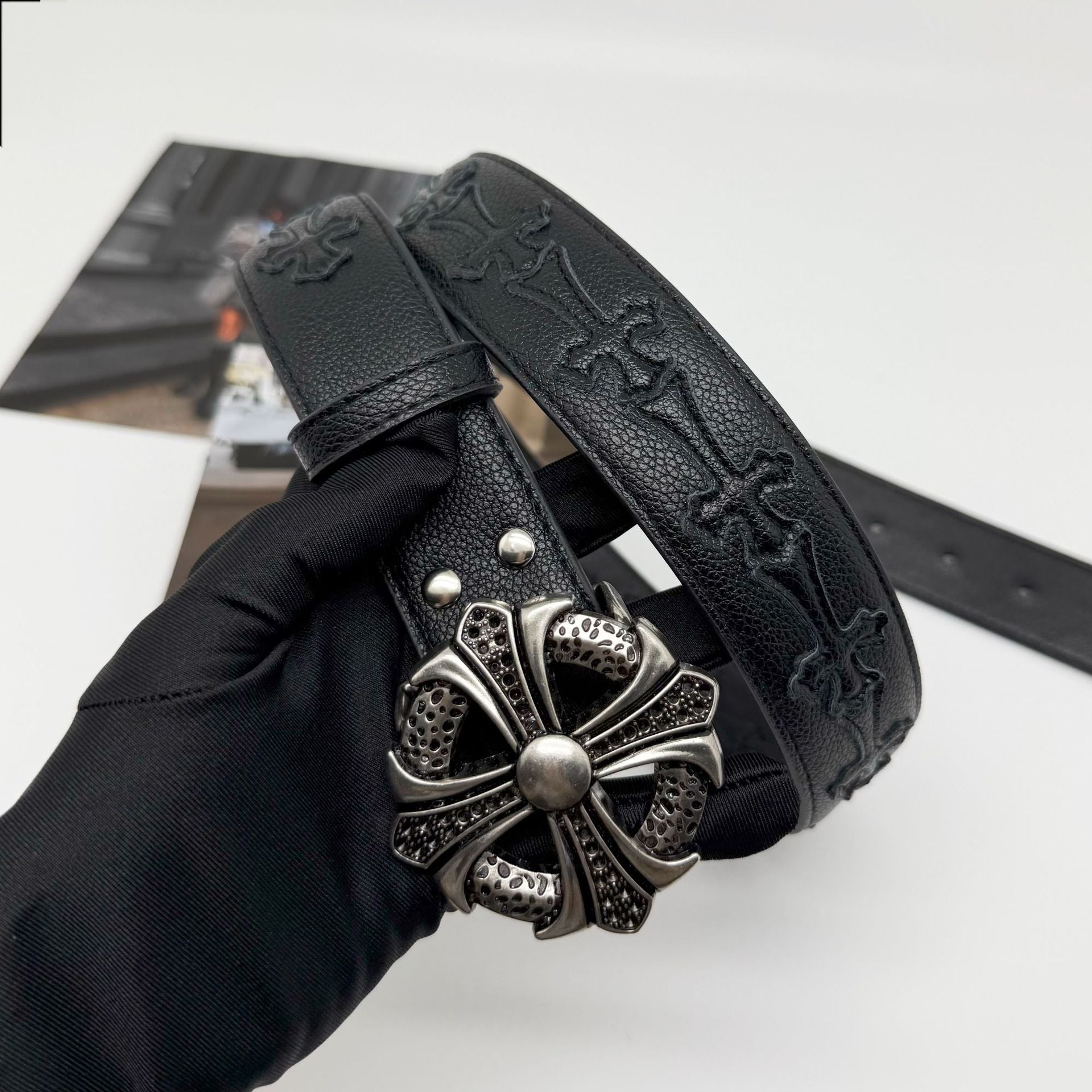 Chrome Hearts Cross Color Retro Vintage Belt