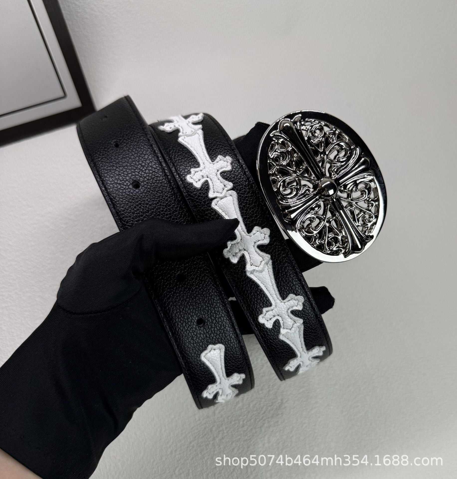 Chrome Hearts Color Crow Belt Classic Belt