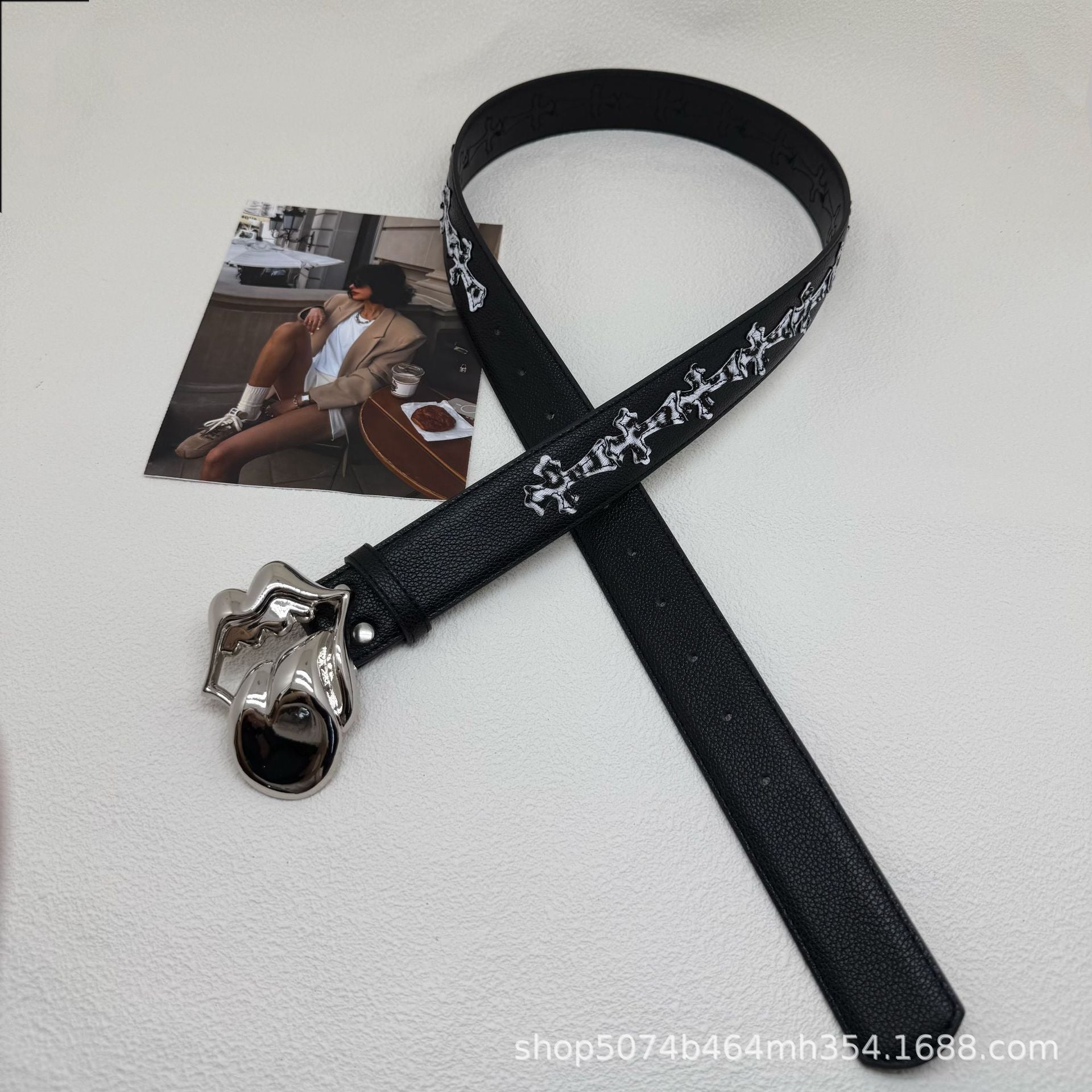 Chrome Hearts Color Crow Belt Classic Belt