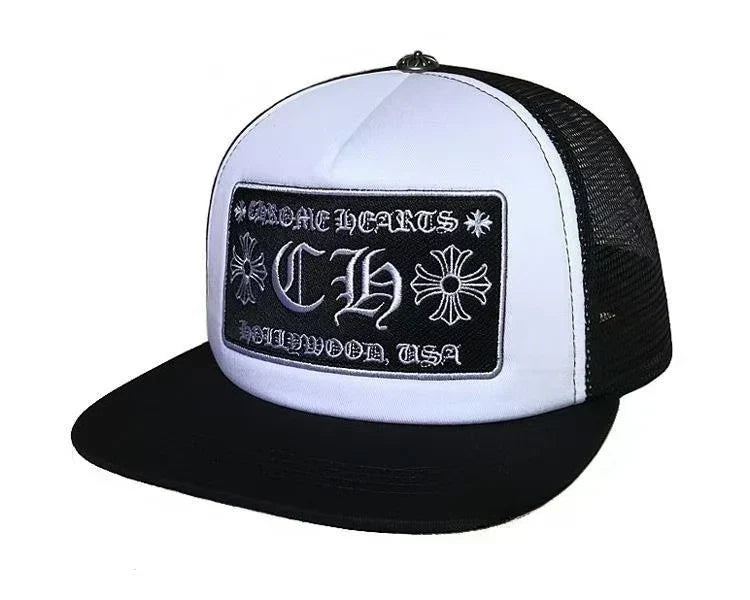 Chrome Hearts CH HollyWood trucker hat 02