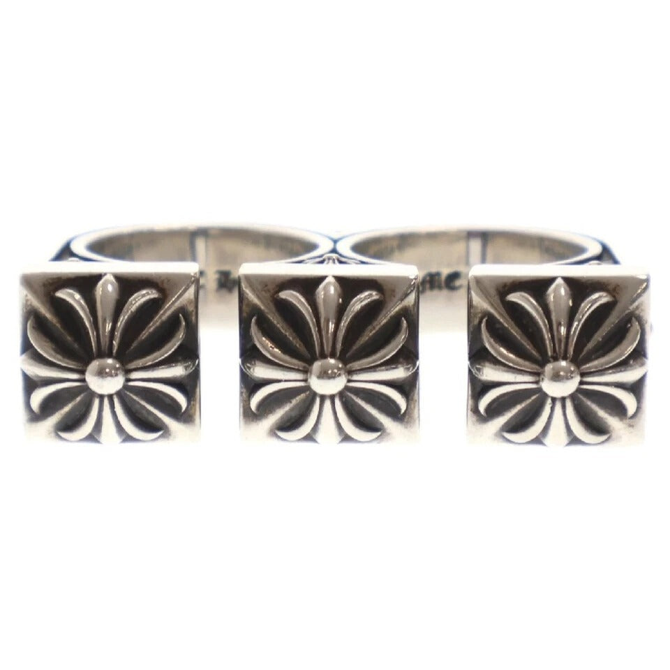 Chrome Hearts リング 2点セット Chrome Hearts Double Brass Knuckles Silver Ring – CH-Jewelry