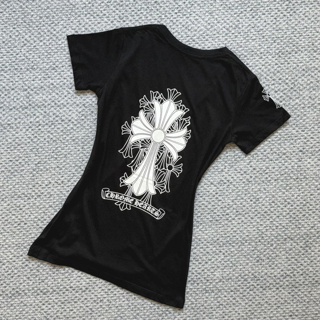 Chrome Hearts New V Nceck Women T-shirts