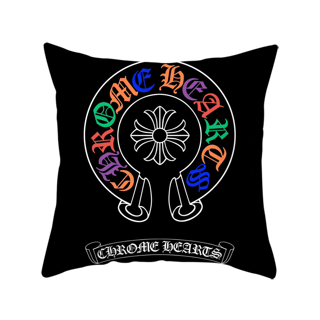 Chrome Hearts Throw Pillow