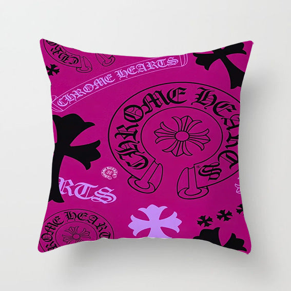 Chrome Hearts Throw Pillow