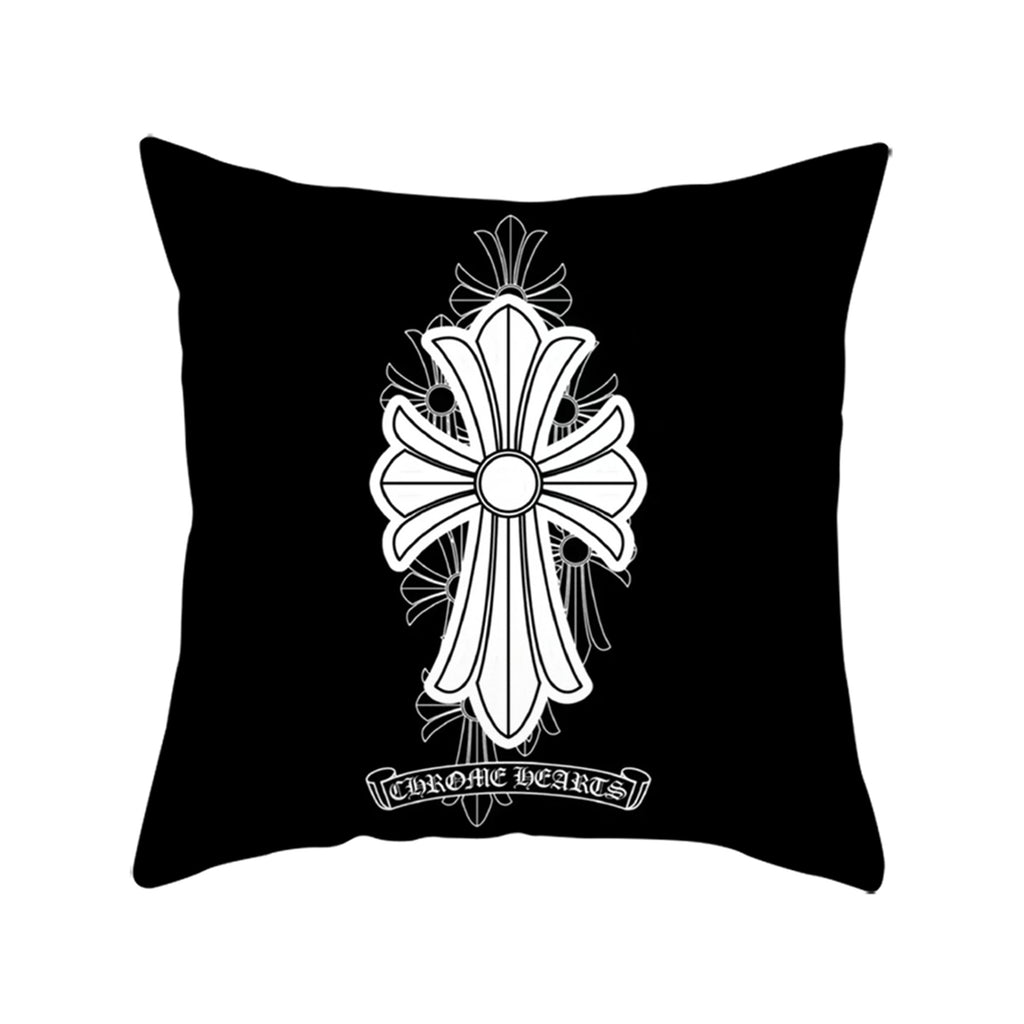 Chrome Hearts Throw Pillow