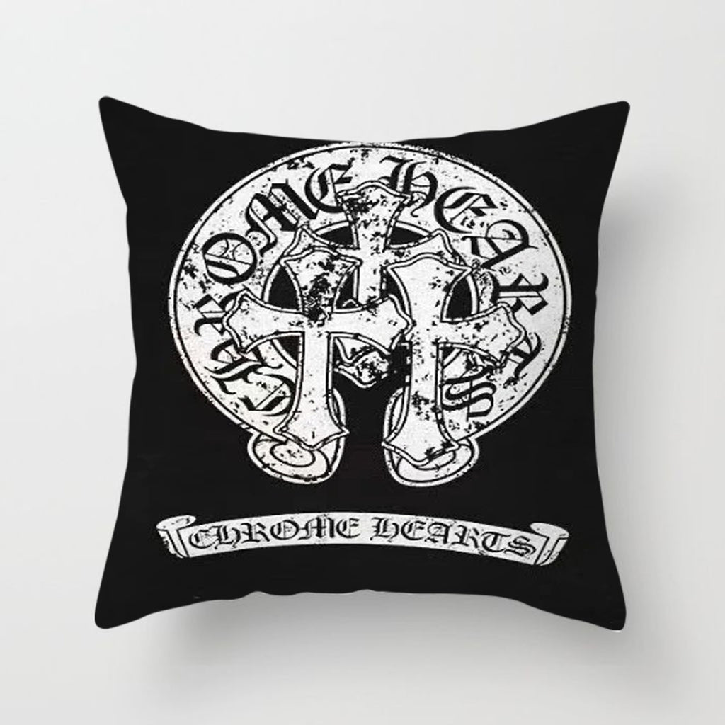 Chrome Hearts Throw Pillow