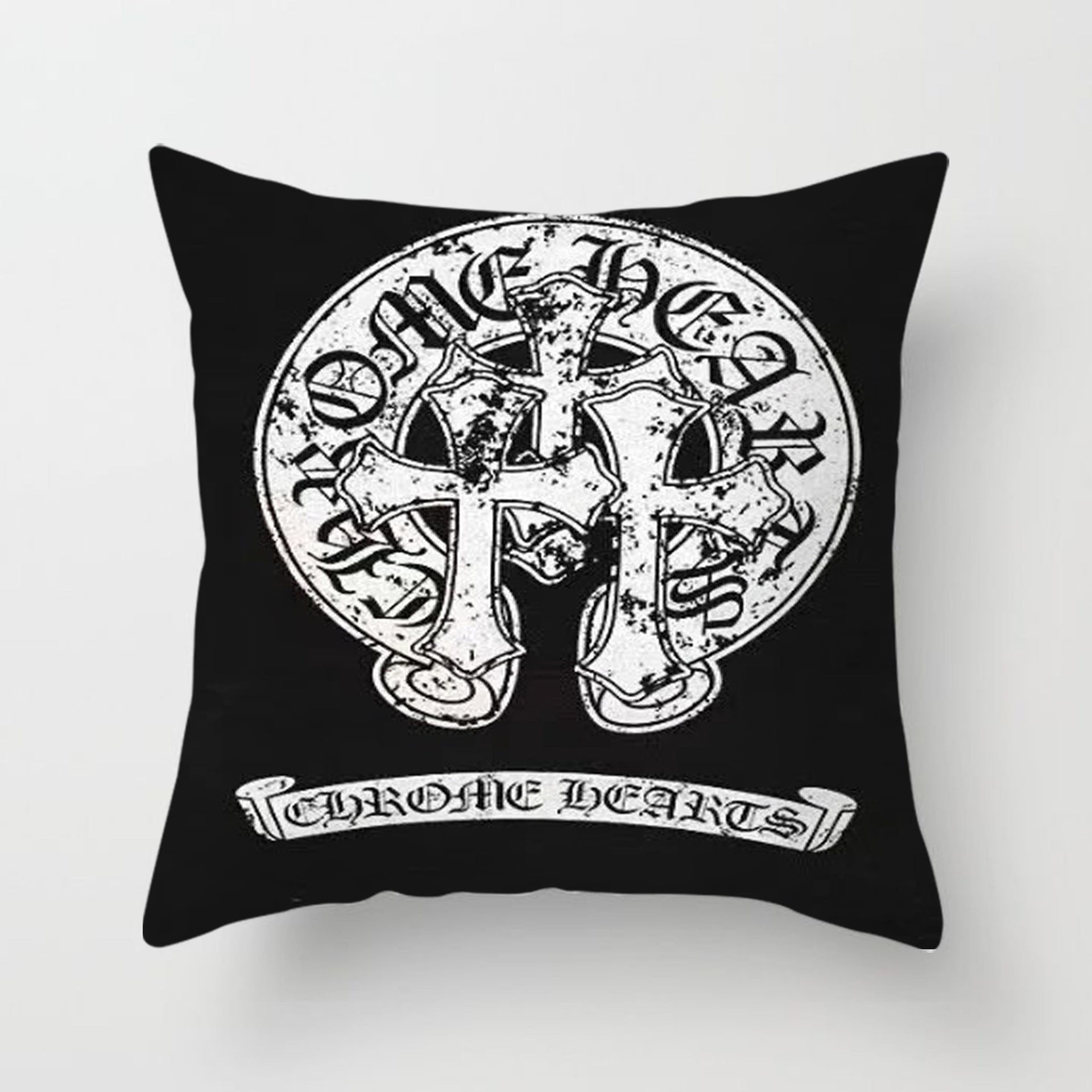 Chrome Hearts Throw Pillow