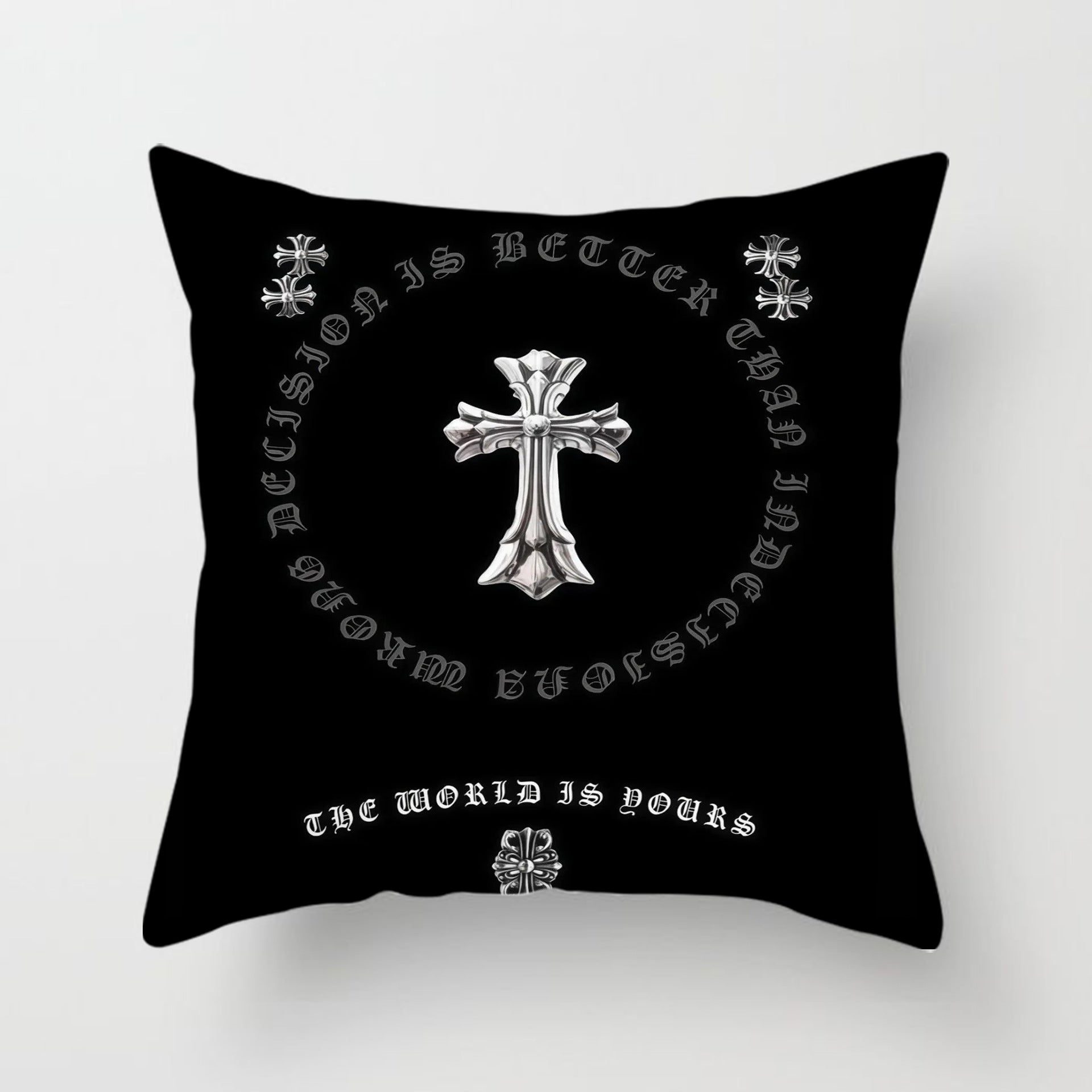 Chrome Hearts Throw Pillow