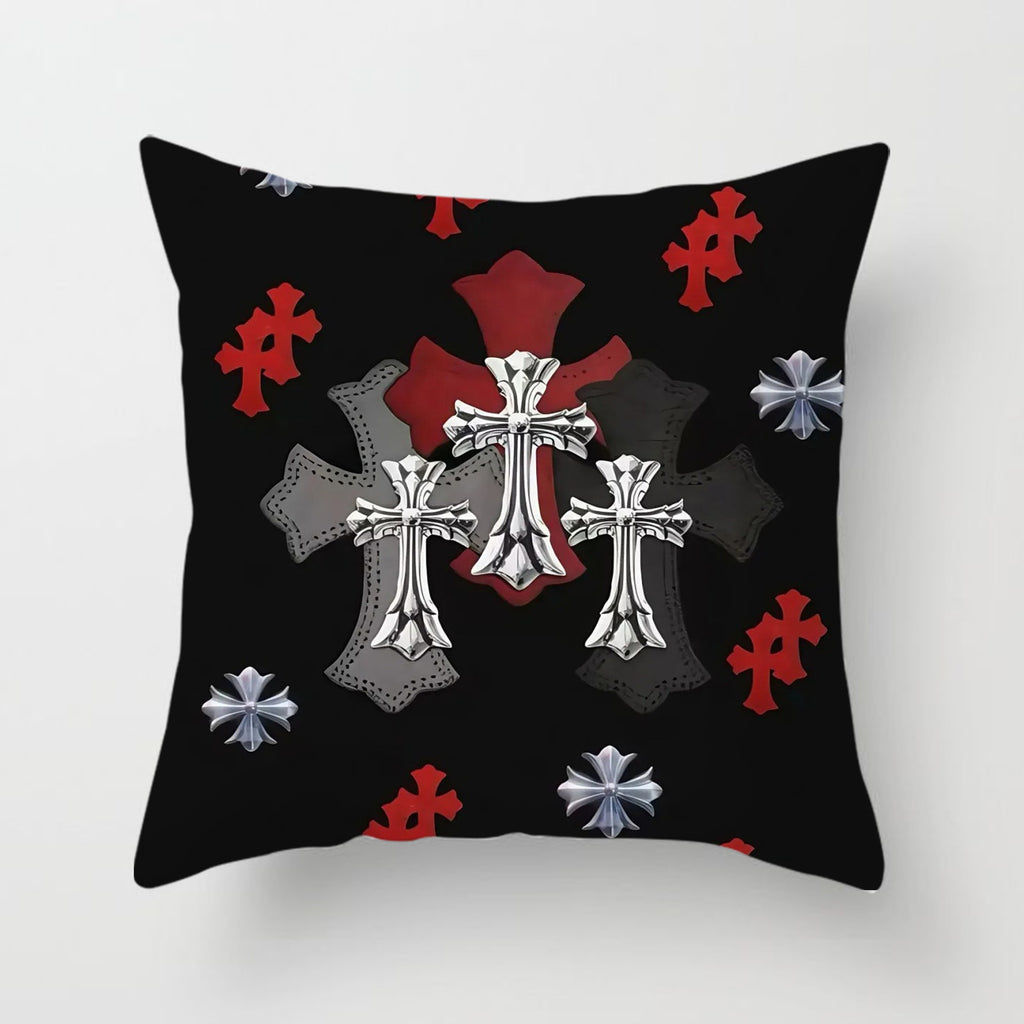 Chrome Hearts Throw Pillow