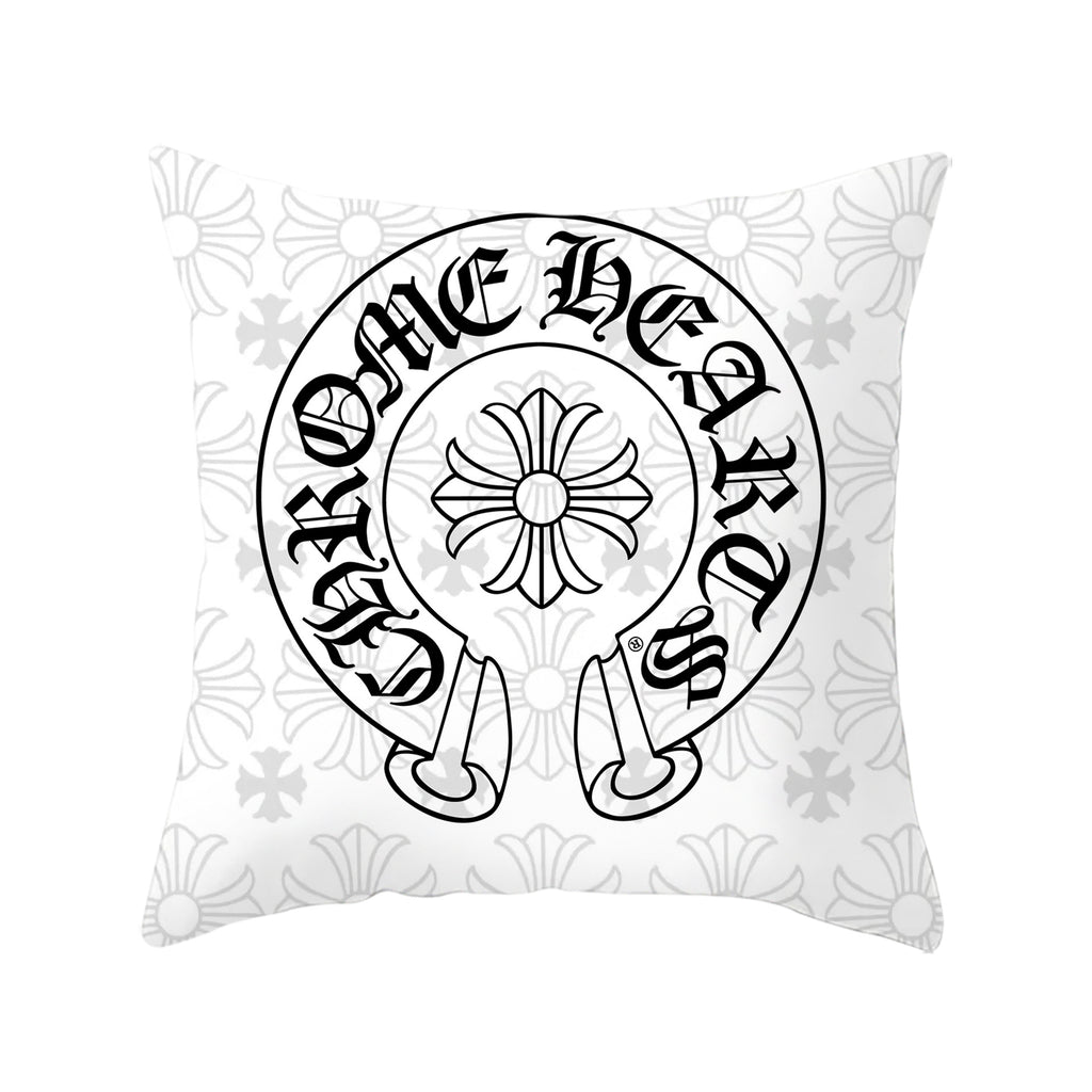 Chrome Hearts Throw Pillow