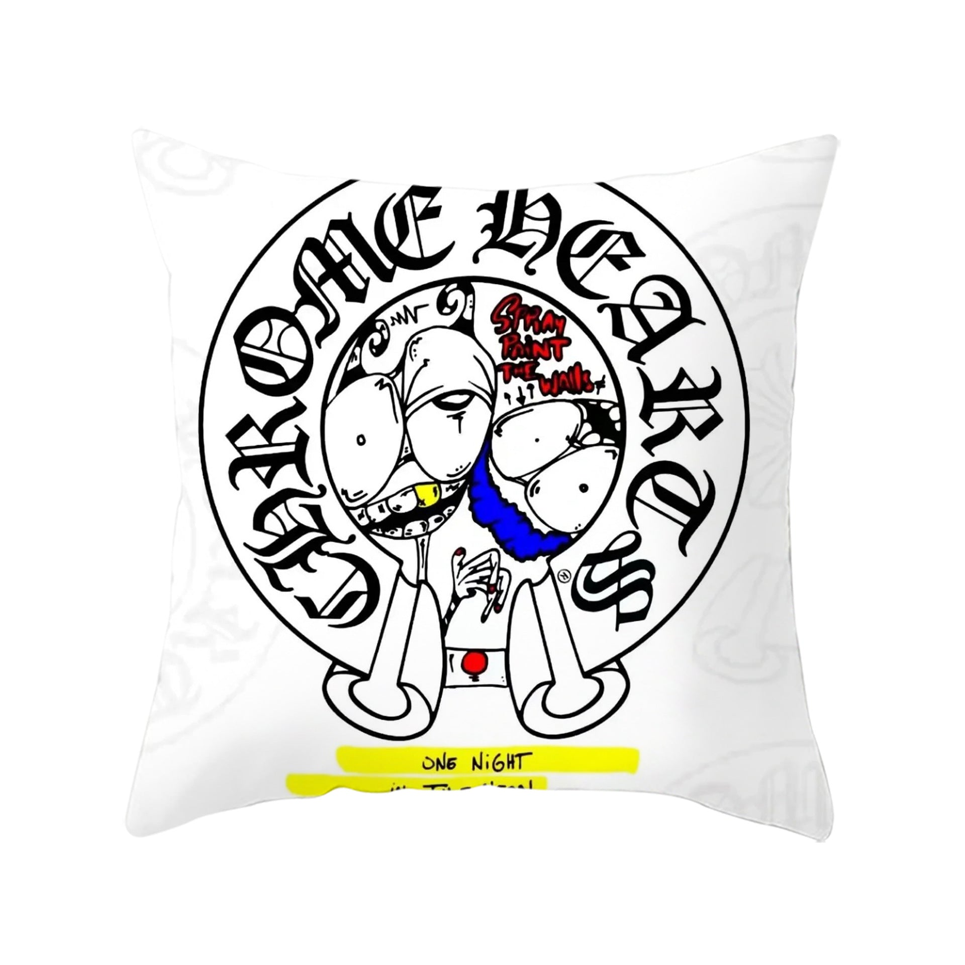 Chrome Hearts Throw Pillow