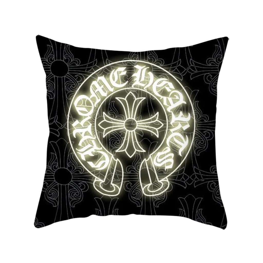 Chrome Hearts Throw Pillow