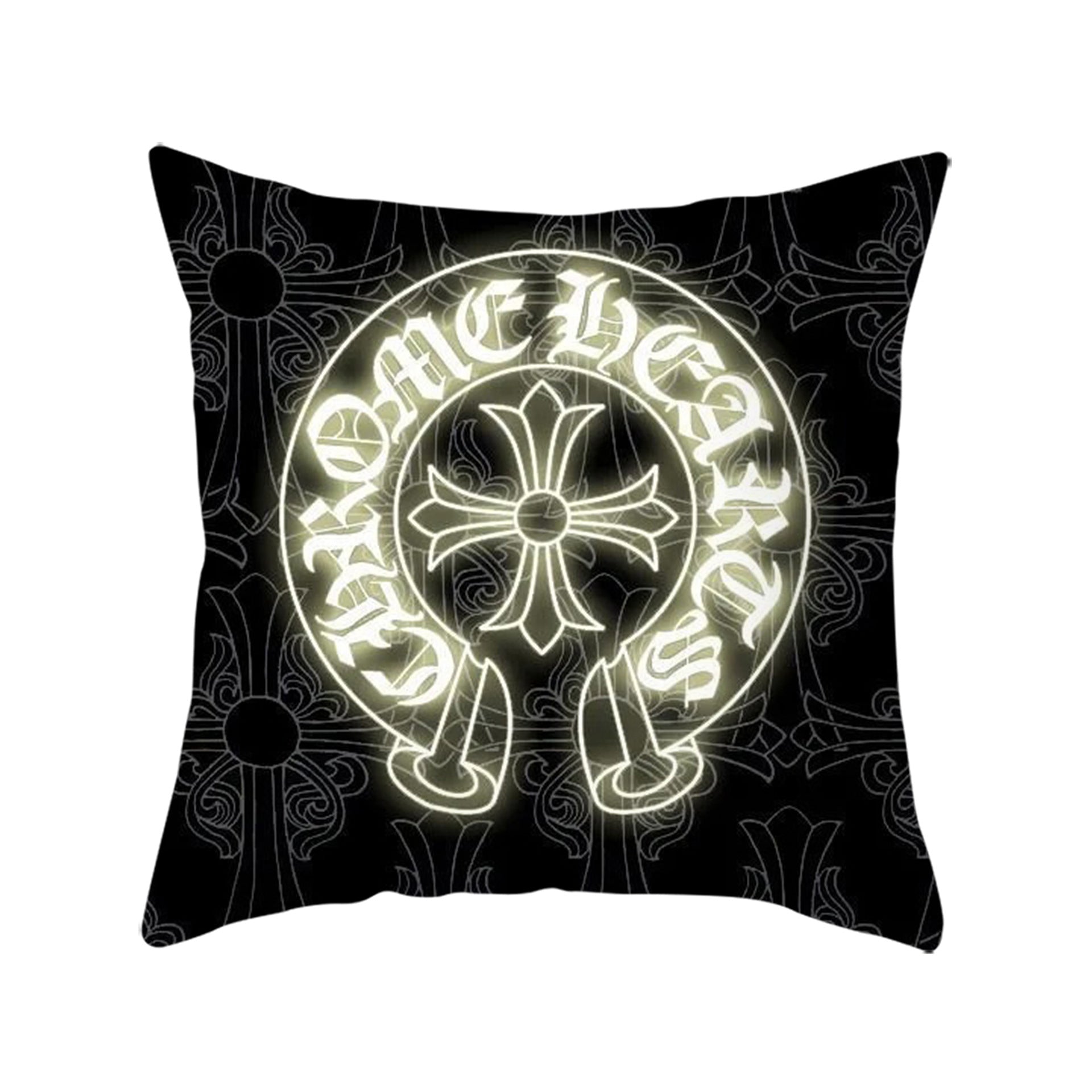 Chrome Hearts Throw Pillow