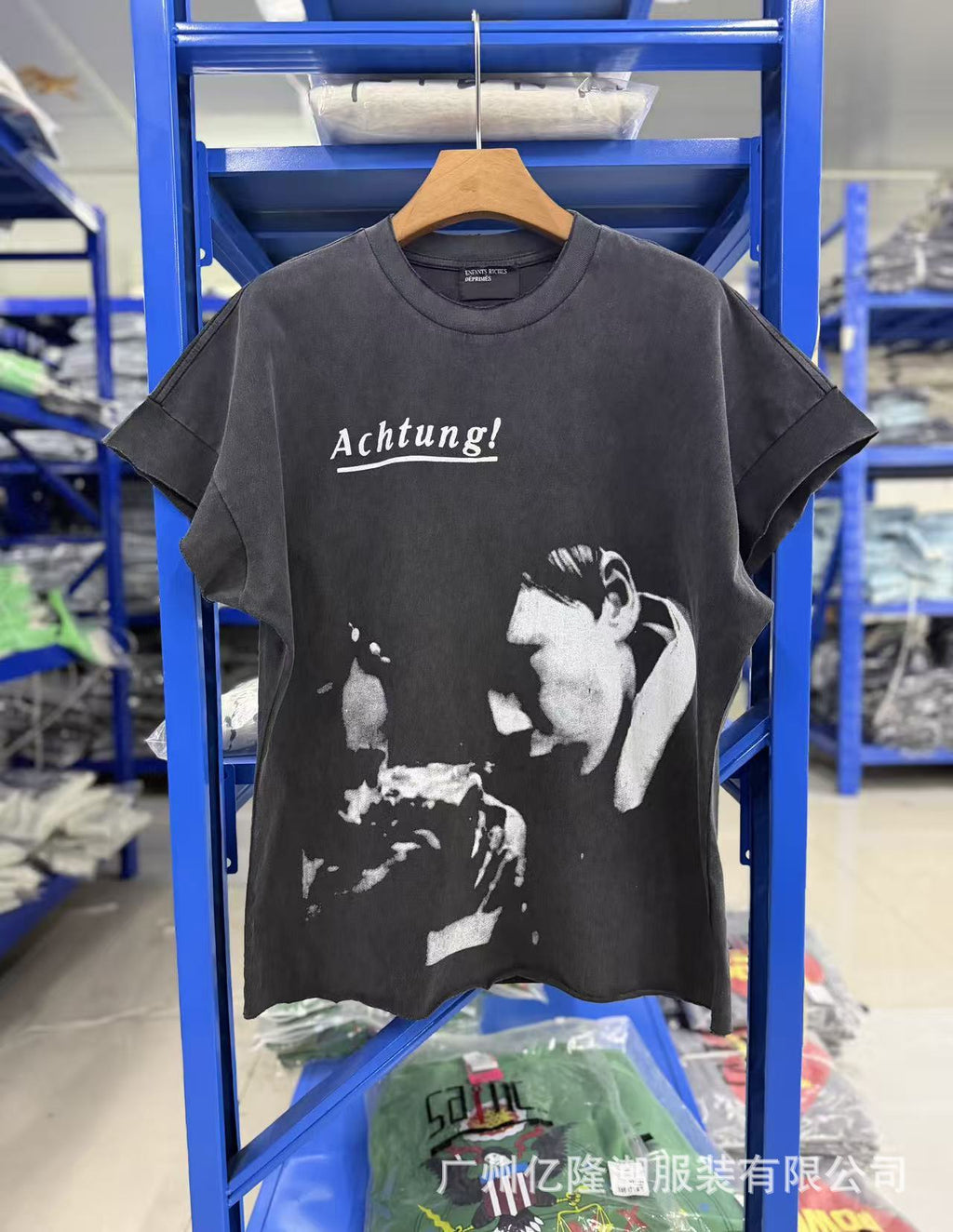 ERD Vintage Washed Portrait Graphic Unisex T-Shirt