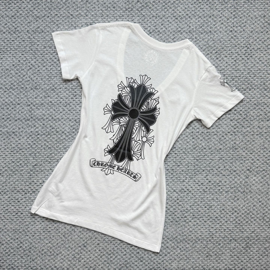 Chrome Hearts New V Nceck Women T-shirts